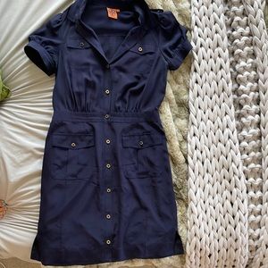 Navy blue Tory Burch shirt dress